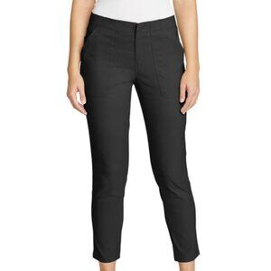Eddie Bauer Women's Horizon Straight Ankle Pant UPF 50+ Black Size 12